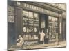 The Exterior of a Chemist's Shop Most Probably in Paris-null-Mounted Premium Photographic Print