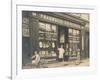 The Exterior of a Chemist's Shop Most Probably in Paris-null-Framed Photographic Print