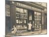 The Exterior of a Chemist's Shop Most Probably in Paris-null-Mounted Photographic Print