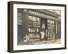 The Exterior of a Chemist's Shop Most Probably in Paris-null-Framed Photographic Print