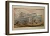 The Exterior of Crystal Palace, Sydenham-George Baxter-Framed Giclee Print