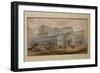 The Exterior of Crystal Palace, Sydenham-George Baxter-Framed Giclee Print