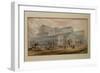 The Exterior of Crystal Palace, Sydenham-George Baxter-Framed Giclee Print