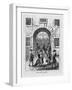 The Exterior of Fleet Prison with Debtor's Grate-null-Framed Art Print