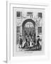 The Exterior of Fleet Prison with Debtor's Grate-null-Framed Art Print