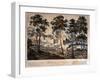 The Exterior of Hougoumont at the Commencement of the Battle of Waterloo, 18th June 1815,…-null-Framed Giclee Print