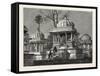 The Exterior of the Cemetery of Mara Sati, at Ahar, Near Oodeypore, India-null-Framed Stretched Canvas