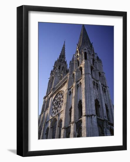 The Exterior of the Christian Cathedral, Chartres, Eure Et Loir, Centre, France-Jonathan Hodson-Framed Photographic Print