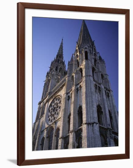 The Exterior of the Christian Cathedral, Chartres, Eure Et Loir, Centre, France-Jonathan Hodson-Framed Photographic Print