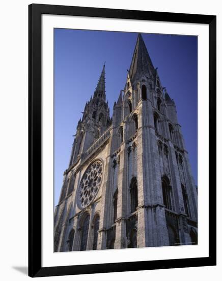 The Exterior of the Christian Cathedral, Chartres, Eure Et Loir, Centre, France-Jonathan Hodson-Framed Photographic Print