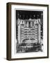 The Exterior of the Dorchester Hotel in Exclusive Park Lane London Floodlit-null-Framed Art Print