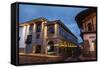 The Exterior of the Jw Marriott Hotel Which Is an Old Restored Convent, Cuzco, Peru, South America-Yadid Levy-Framed Stretched Canvas