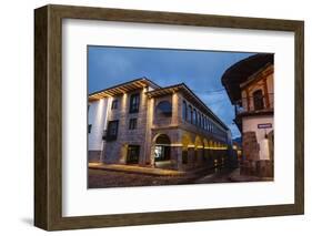 The Exterior of the Jw Marriott Hotel Which Is an Old Restored Convent, Cuzco, Peru, South America-Yadid Levy-Framed Photographic Print