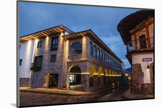 The Exterior of the Jw Marriott Hotel Which Is an Old Restored Convent, Cuzco, Peru, South America-Yadid Levy-Mounted Photographic Print