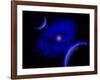 The Eye of a Nebula, a Star at the Center of a Gaseous Nebula-Stocktrek Images-Framed Art Print