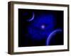 The Eye of a Nebula, a Star at the Center of a Gaseous Nebula-Stocktrek Images-Framed Art Print