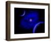 The Eye of a Nebula, a Star at the Center of a Gaseous Nebula-Stocktrek Images-Framed Art Print