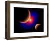 The Eye of a Nebula, a Star at the Center of a Gaseous Nebula-Stocktrek Images-Framed Art Print