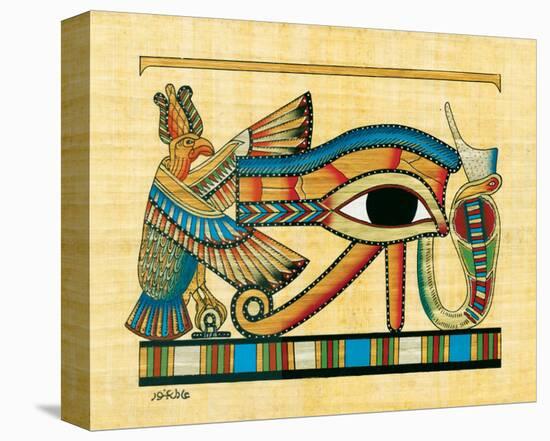 The Eye of Horus-null-Stretched Canvas