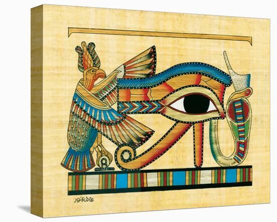 The Eye of Horus-null-Stretched Canvas