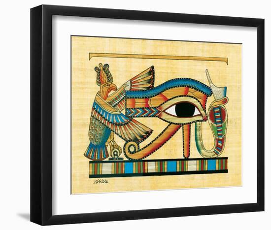 The Eye of Horus-null-Framed Art Print