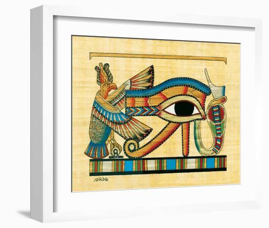 The Eye of Horus-null-Framed Art Print