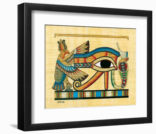 The Eye of Horus-null-Framed Art Print