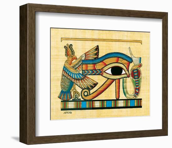 The Eye of Horus-null-Framed Art Print