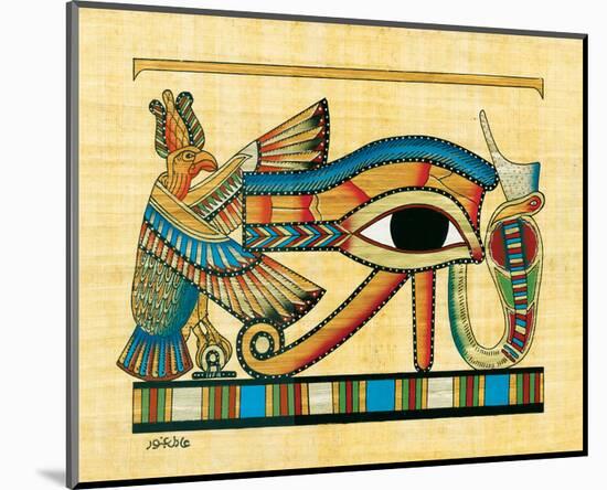 The Eye of Horus-null-Mounted Art Print