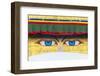 The Eyes of Boudhanath (Boudha Stupa), Kathmandu, Nepal-Keren Su-Framed Photographic Print