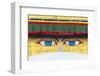 The Eyes of Boudhanath (Boudha Stupa), Kathmandu, Nepal-Keren Su-Framed Photographic Print