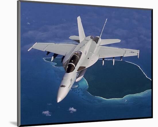 The F/A-18E/F Super Hornet-null-Mounted Art Print