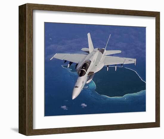 The F/A-18E/F Super Hornet-null-Framed Art Print