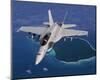 The F/A-18E/F Super Hornet-null-Mounted Art Print