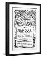 The Fabian Society Report, 1886-7-Walter Crane-Framed Giclee Print