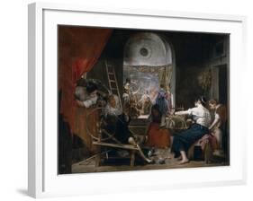 The Fable of Arachne (Las Hilandera)-Diego Velazquez-Framed Giclee Print