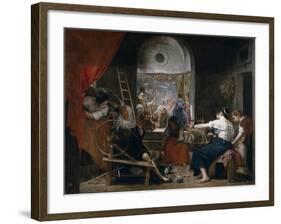 The Fable of Arachne (Las Hilandera)-Diego Velazquez-Framed Giclee Print