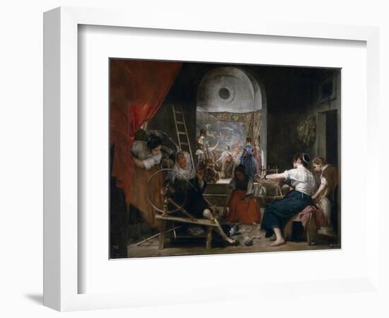 The Fable of Arachne (Las Hilandera)-Diego Velazquez-Framed Giclee Print