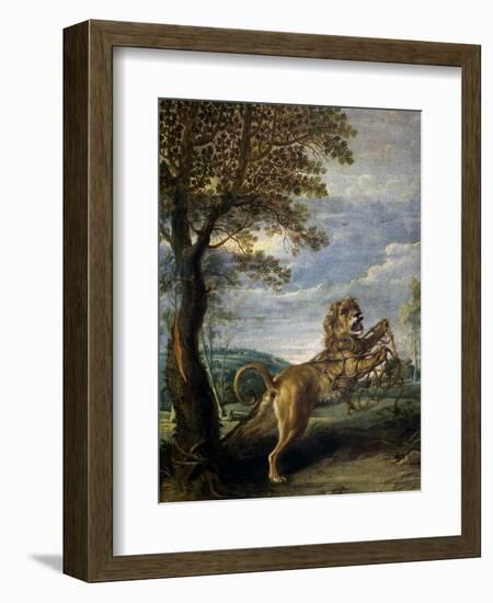 The Fable of the Lion and the Mouse-Frans Snyders-Framed Giclee Print