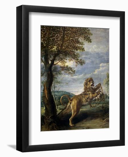 The Fable of the Lion and the Mouse-Frans Snyders-Framed Giclee Print