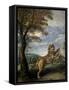 The Fable of the Lion and the Mouse-Frans Snyders-Framed Stretched Canvas