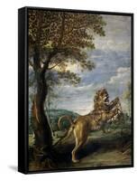 The Fable of the Lion and the Mouse-Frans Snyders-Framed Stretched Canvas