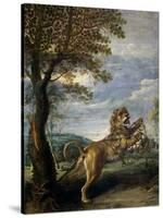 The Fable of the Lion and the Mouse-Frans Snyders-Stretched Canvas