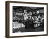 The Fabric Department of Le Bon Marche Stores, Paris, c.1900-French Photographer-Framed Photographic Print