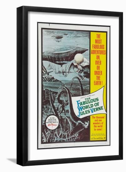 THE FABULOUS WORLD OF JULES VERNE, 1958-null-Framed Art Print