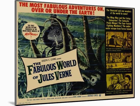 The Fabulous World of Jules Verne, 1961-null-Mounted Art Print