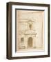 The Facade of Giulio Romano's House in Rome-null-Framed Giclee Print