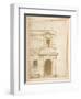 The Facade of Giulio Romano's House in Rome-null-Framed Giclee Print