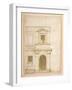 The Facade of Giulio Romano's House in Rome-null-Framed Giclee Print