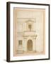 The Facade of Giulio Romano's House in Rome-null-Framed Giclee Print